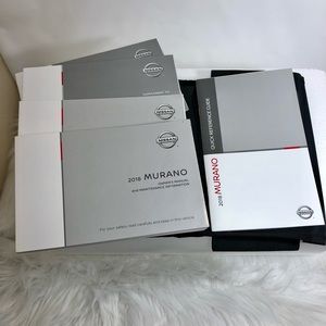 Pre-owned 2018 Nissan Murano Owner’s Manuals and Quick Reference Guide